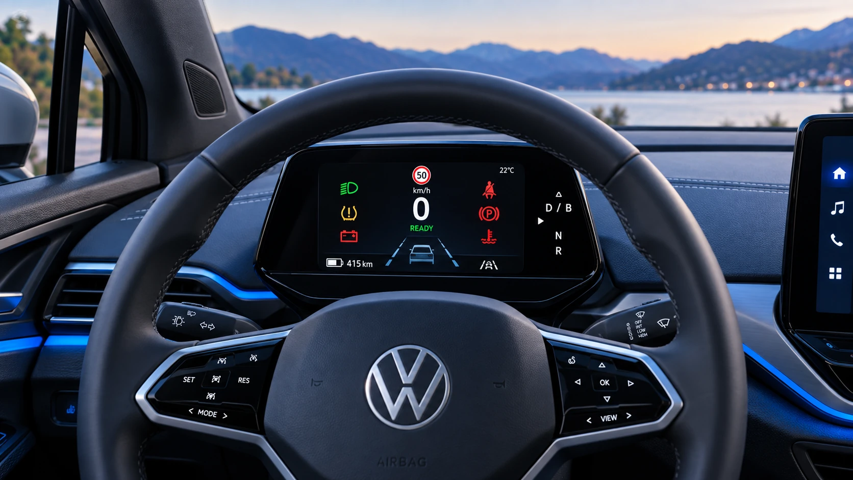 Symbols in the Instrument Cluster