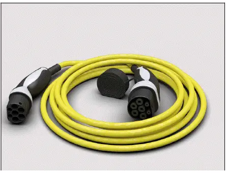 Volkswagen ID.4 AC charging cable for public charging stations