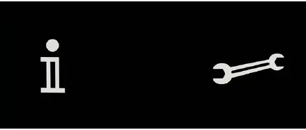 Volkswagen ID.4 overhead console controls for information and roadside assistance calls