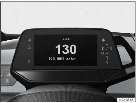 Volkswagen ID.4 digital cockpit display instrument cluster interface