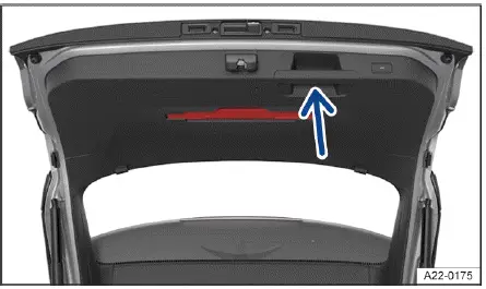 Volkswagen ID.4 trunk lid interior handle for closing