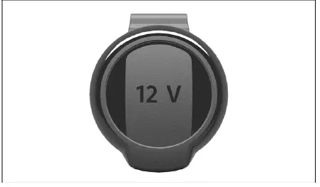 Volkswagen ID.4 12V socket location in luggage compartment left side foldable outlet