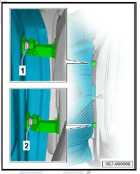 Volkswagen ID.4. Adjusting flushness