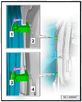 Volkswagen ID.4. Adjusting door, right-hand drive vehicles