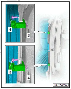 Volkswagen ID.4. Adjusting door