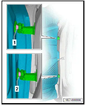 Volkswagen ID.4. Adjusting flushness