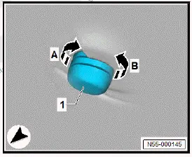 Volkswagen ID.4. Setting adjusting buffers 
