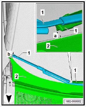 Volkswagen ID.4. Adjusting wiper arms