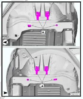 Volkswagen ID.4. Masking areas, rear body 