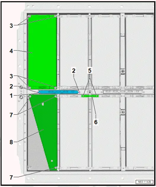 Volkswagen ID.4. Assembly overview - battery modules