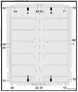 Volkswagen ID.4. Assembly overview - high-voltage battery, removed, 82 kWh 