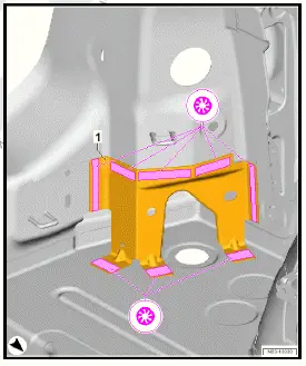 Volkswagen ID.4. Renewing sealing channel support