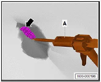 Volkswagen ID.4. Bonding plastic attachments