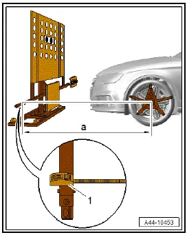Volkswagen ID.4. Calibrating front camera for driver assist systems R242, static