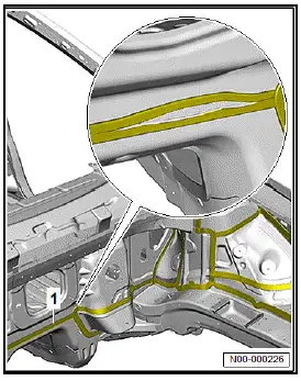 Volkswagen ID.4. Fine seam sealing