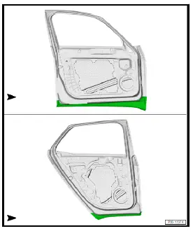 Volkswagen ID.4. Front and rear door
