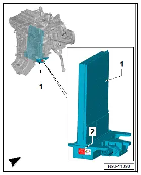 Volkswagen ID.4. Checking warning stickers 