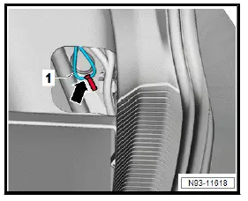 Volkswagen ID.4. Checking warning stickers 