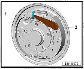 Volkswagen ID.4. Checking wheel brake cylinder for leaks