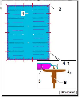 Volkswagen ID.4. Checking whether upper part of battery housing can be reused 