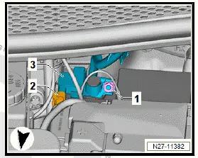 Volkswagen ID.4. Disconnecting and connecting battery