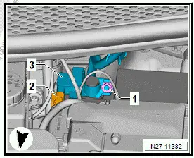 Volkswagen ID.4. Disconnecting and connecting battery