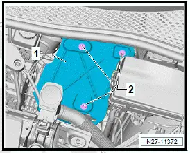 Volkswagen ID.4. Removing and installing battery tray