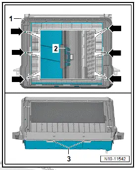 Volkswagen ID.4. Dismantling and assembling radiator module