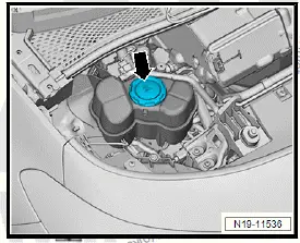 Volkswagen ID.4. Draining coolant