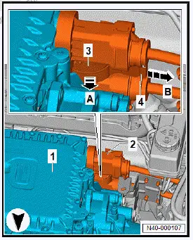 Volkswagen ID.4. Removing and installing high-voltage wiring harness for power and control electronics for electric drive