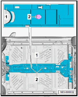 Volkswagen ID.4. Removing and installing high-voltage wiring harness for power and control electronics for electric drive