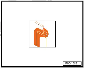Volkswagen ID.4. Sealing the folded seam groove