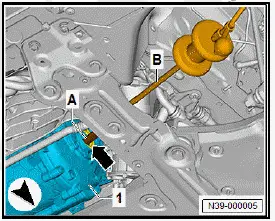 Volkswagen ID.4. Renewing right seal, right-hand drive vehicles