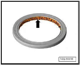 Volkswagen ID.4. Renewing right seal, right-hand drive vehicles