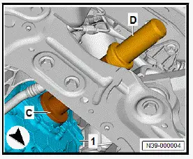 Volkswagen ID.4. Renewing right seal, right-hand drive vehicles
