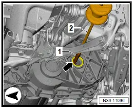 Volkswagen ID.4. Renewing left seal 