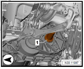 Volkswagen ID.4. Renewing left seal 