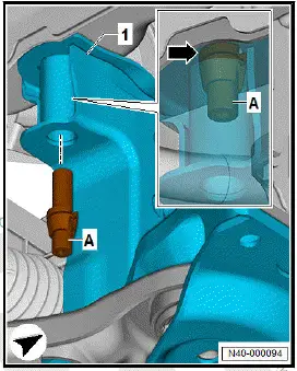 Volkswagen ID.4. Fixing subframe in position