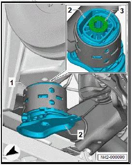 Volkswagen ID.4. Fixing subframe in position