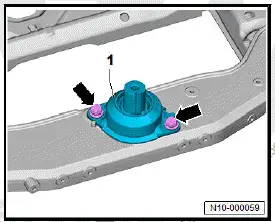 Volkswagen ID.4. Front assembly mountings