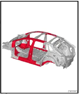 Volkswagen ID.4. Body, view from above