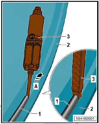 Volkswagen ID.4. Installation instructions for bonded windows and glass panels
