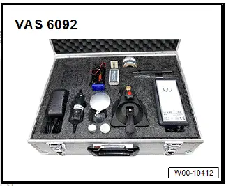 Volkswagen ID.4. Preparing tool