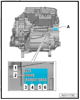 Volkswagen ID.4. Motor designation, rear