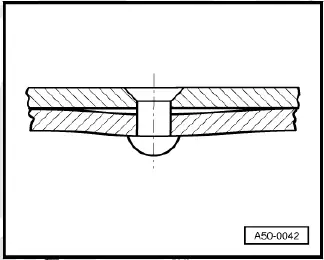 Volkswagen ID.4. Bulging between riveted joints