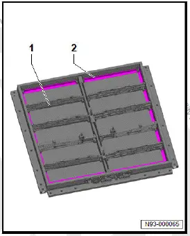 Volkswagen ID.4. Installing battery module