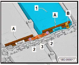 Volkswagen ID.4. Installing battery module