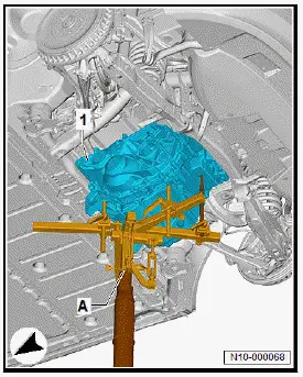 Volkswagen ID.4. Installing rear motor