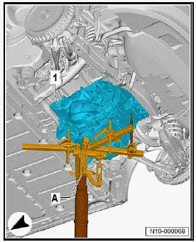 Volkswagen ID.4. Installing rear motor