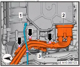 Volkswagen ID.4. Installing rear motor